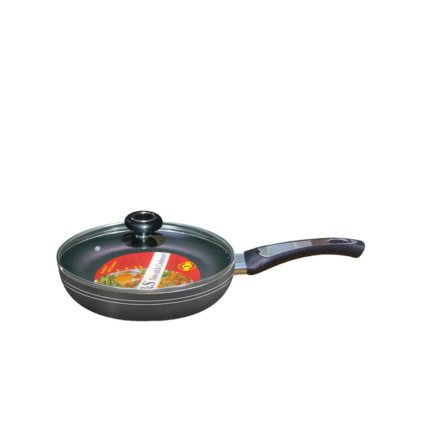 H&S 26 CM Non-Stick Fry Pan with Glass Lid HS10