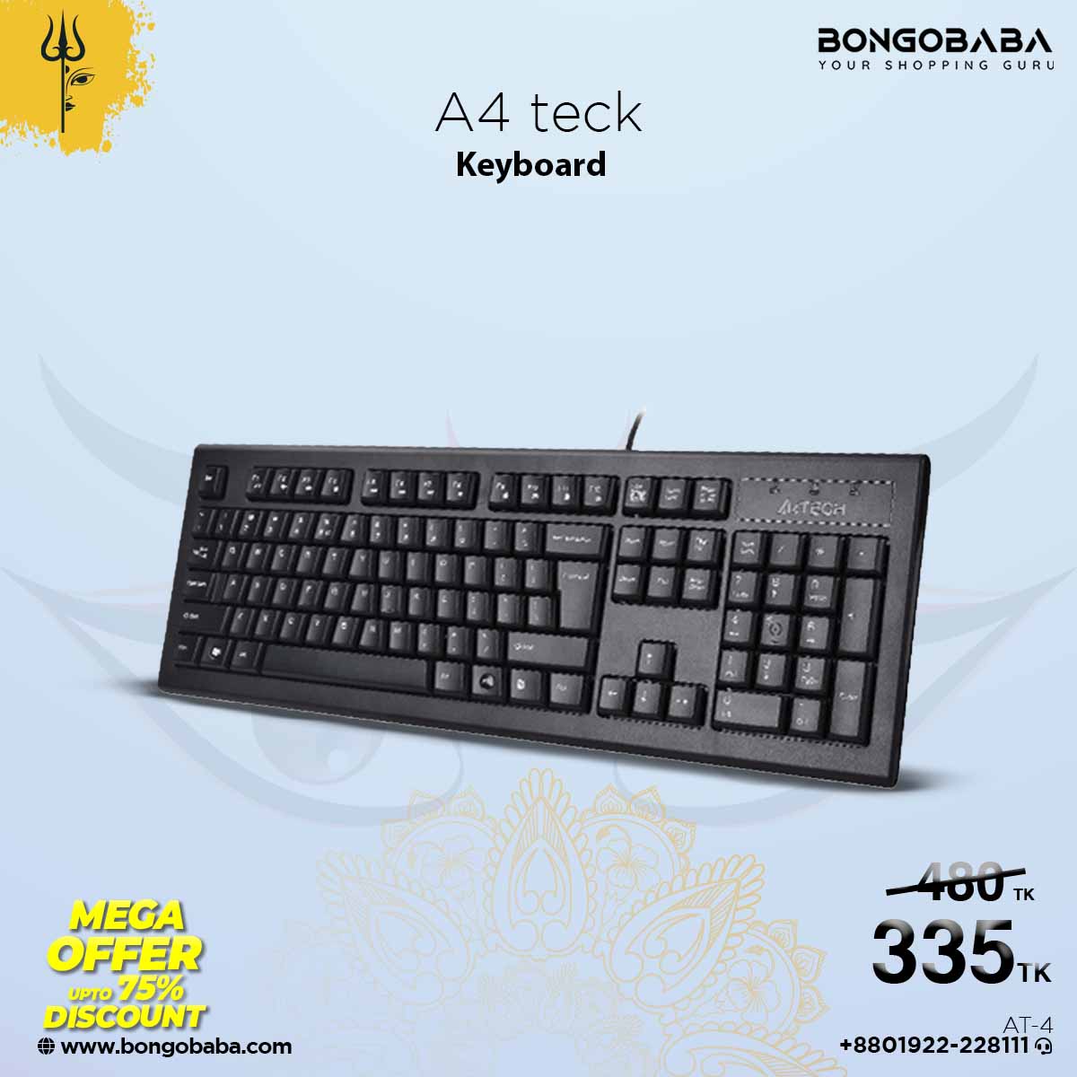 A4 teck keyboard AT-4