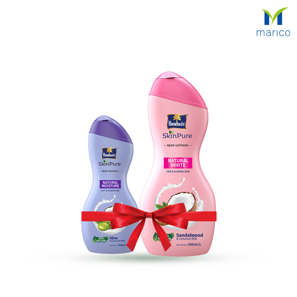 Parachute SkinPure Skin Lotion Natural Moisture 100ml (15ml Petroleum Jelly Free) m1088