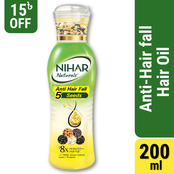 Nihar Anti Hairfall 5 Seeds Hair Oil 200ml