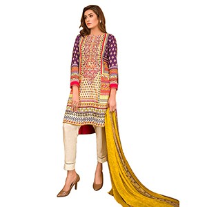 Pakistane Lawn 3 piece ( Unstitch )