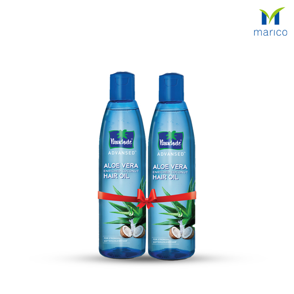 Parachute Hair Oil Advansed Aloe Vera Enriched Coconut 250ml Pack of 2 (250ml x 2) m1010 Parachute Hair Oil Advansed Aloe Vera Enriched Coconut 250ml Pack of 2 (250ml x 2) m1010