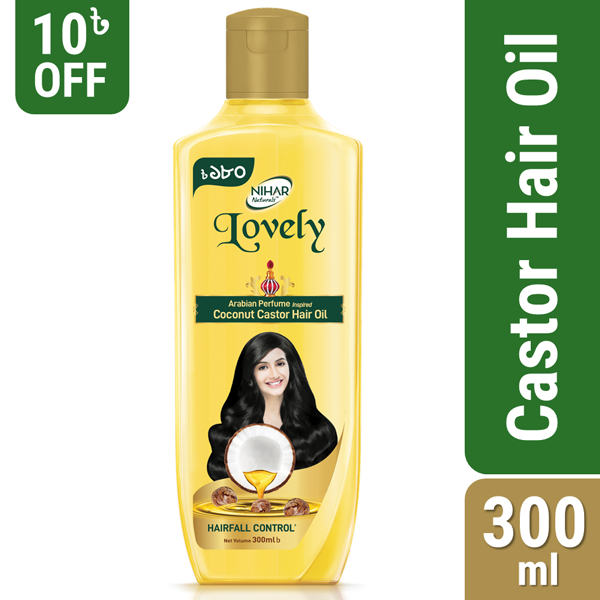 Nihar Lovely Coconut Castor Hair Oil 300ml