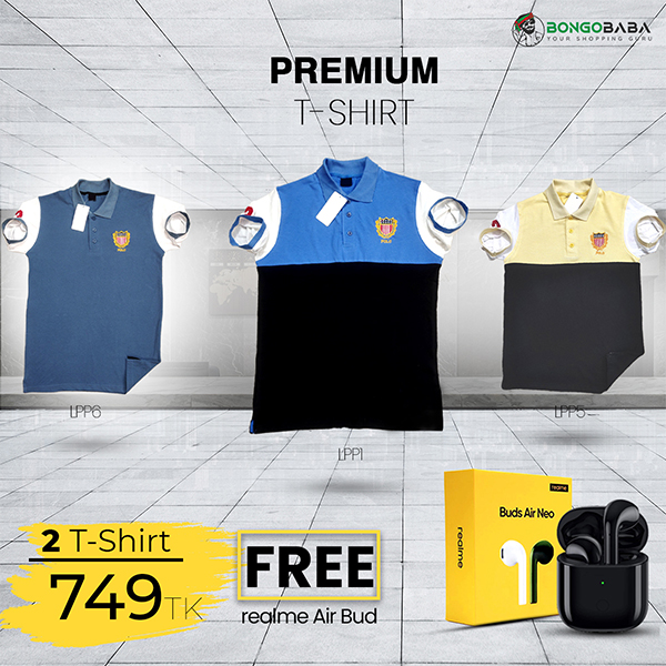 Premium Polo WIth Realme Buds Air