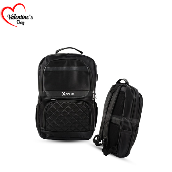New Hot Look Fashionable Laptop Backpack : XB-03 Black ABP-06