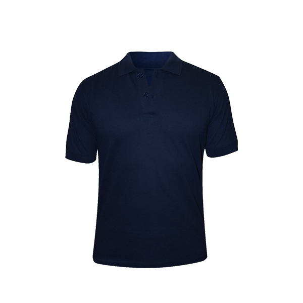 Navy Blue  Cotton Polo T-shirt for Men NNB1