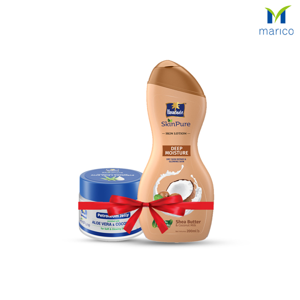 Parachute SkinPure Skin Lotion Deep Moisture 200ml (50ml Petroleum Jelly Free) M720214