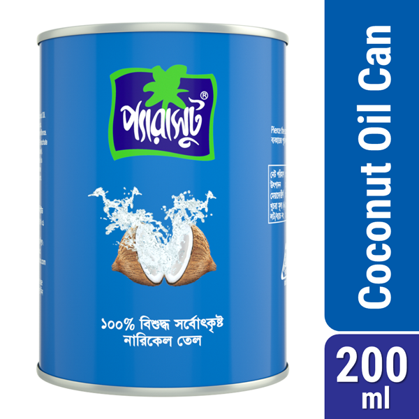 Parachute Coconut Oil Can 200ml
