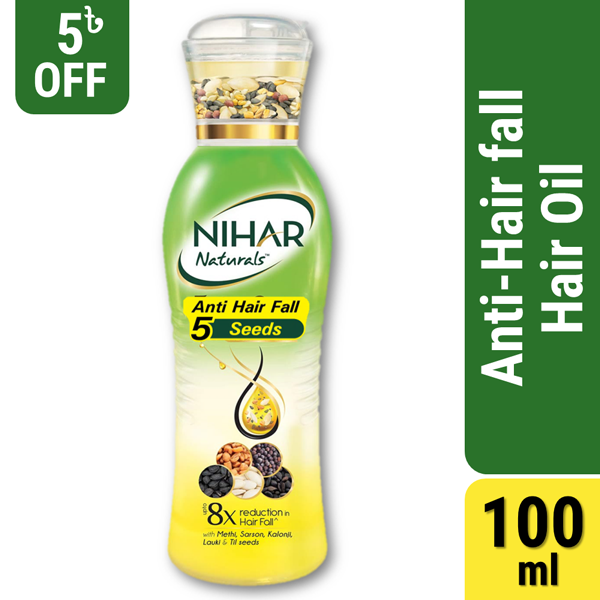Nihar Anti Hairfall 5 Seeds Hair Oil 100ml