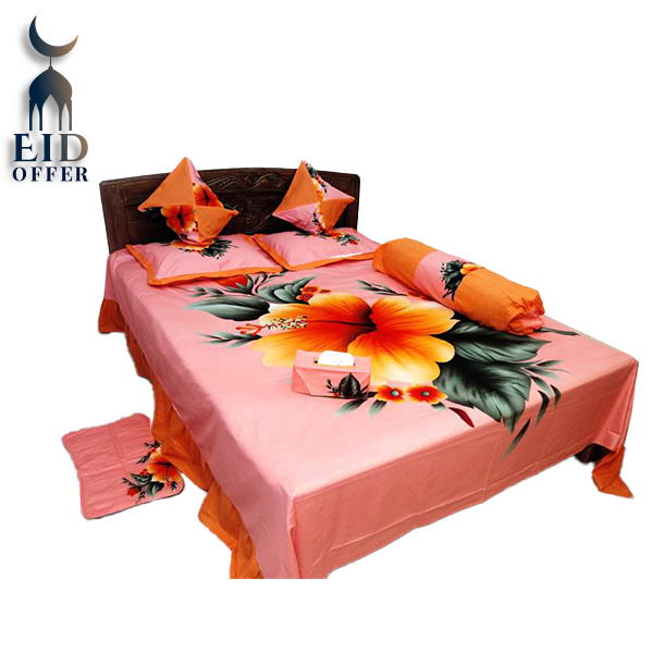 King Size Cotton Bed Sheet 8 pcs Set ASB20