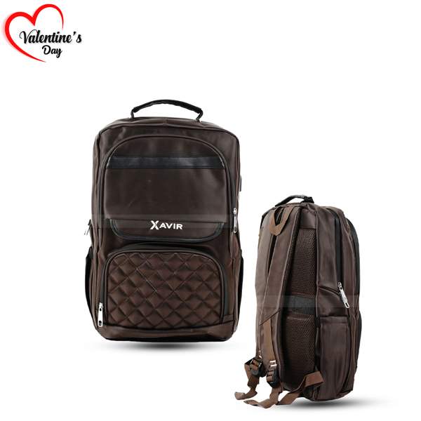 New Hot Look Fashionable Laptop Backpack : XB-03 Coffee ABP-05