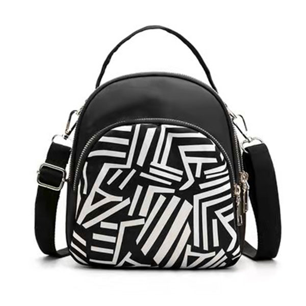 Trendy New Nylon Backpack For Women Multifunction Shoulder Crossbody Bag ( Crosswalk Print) TBW-CP-03