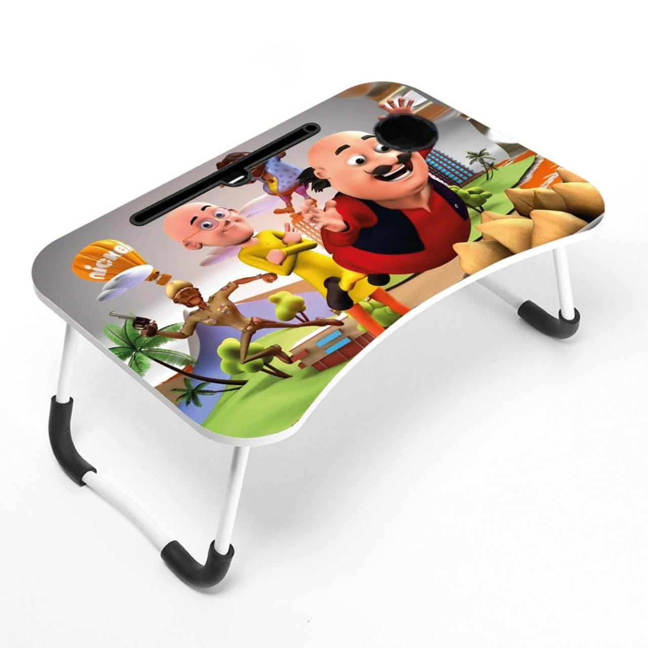 Portable Folding Laptop Stand Holder Desk (Animation Moto Patlu) PFLSHD-AMP-05