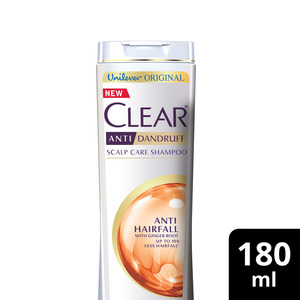 Clear Shampoo Anti Hairfall Anti Dandruff 180ml