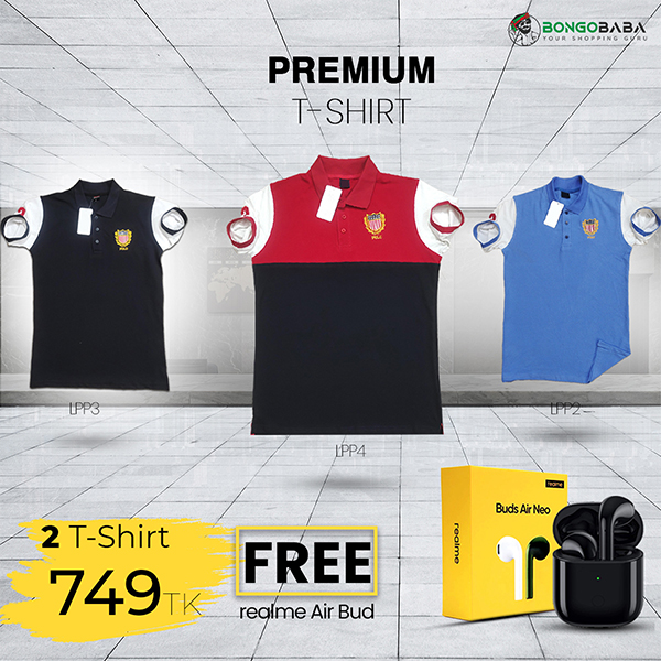 Premium Polo WIth Realme Buds Air