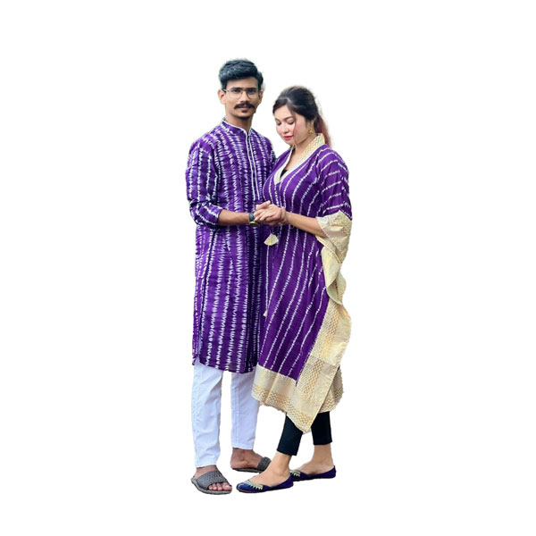 Cotton Couple set (Deep Perpel) CCS-DP