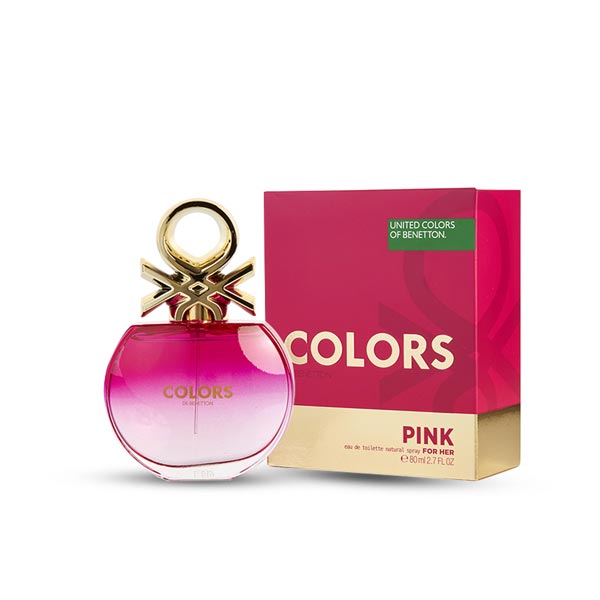 BENETTON COLORS PINK WOMEN EDT 80ML SPRAY  65148239