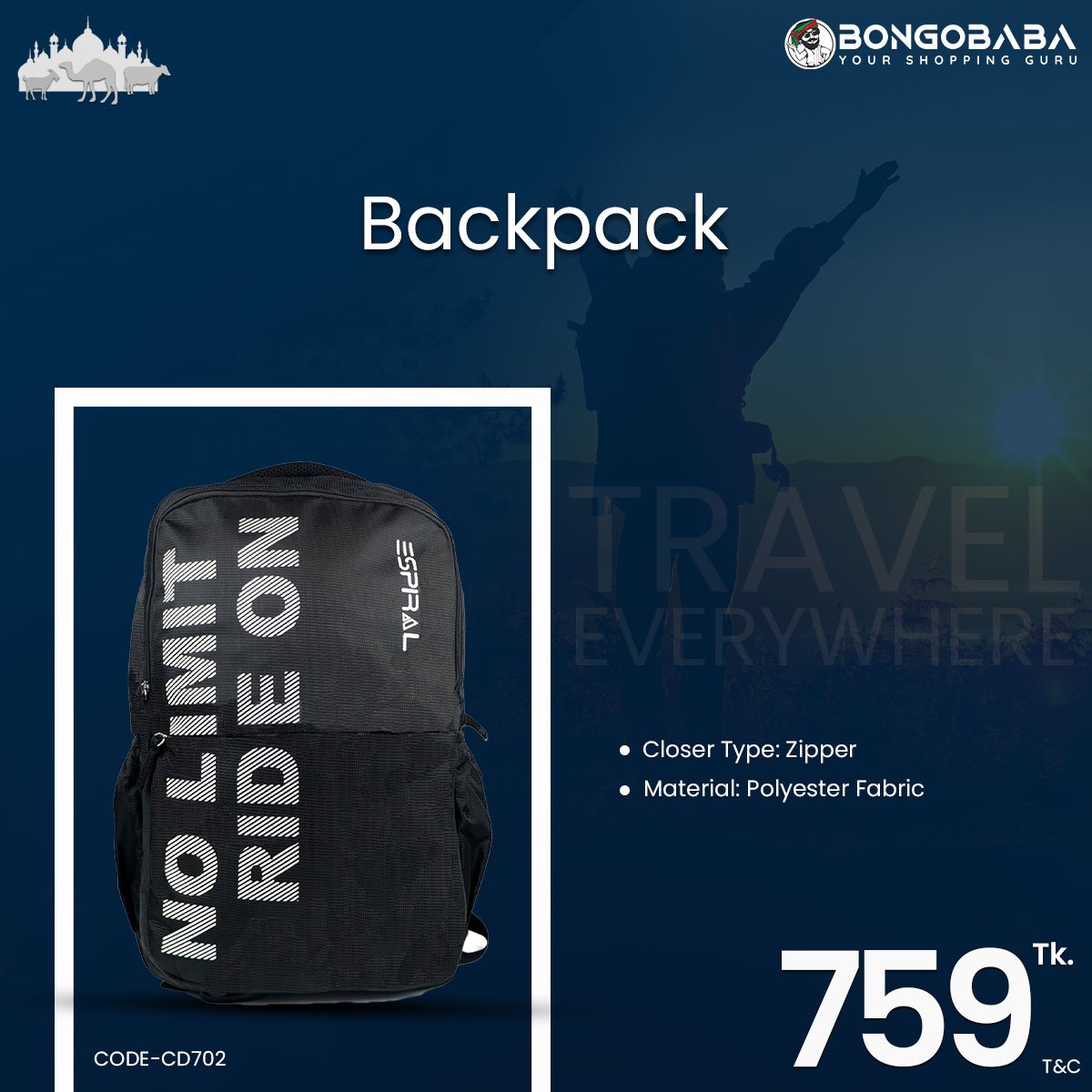 Espiral RIde ON (Black) CD-702