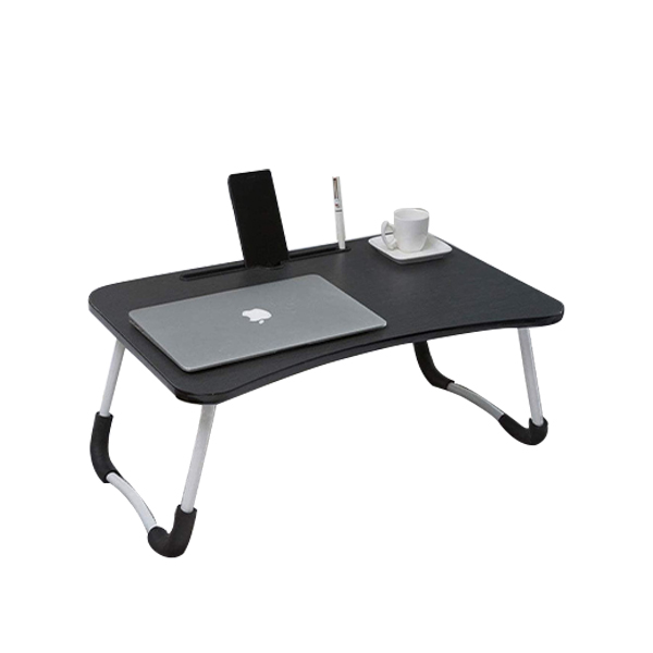 Portable Folding Laptop Stand Holder Desk (Black Color) PFLSHD-BLC