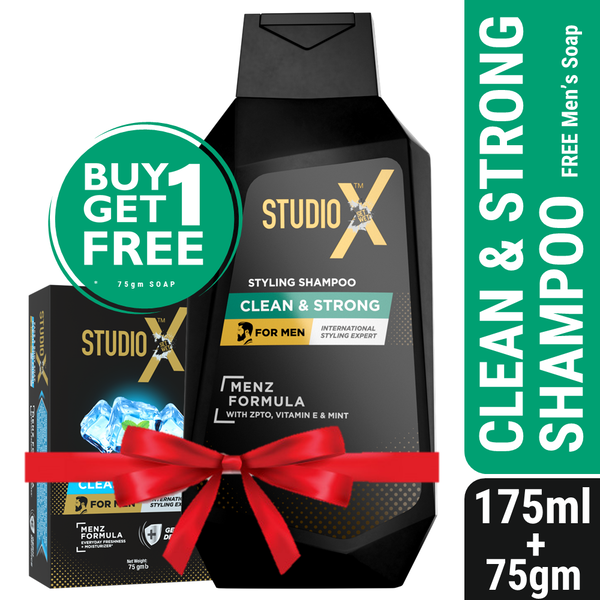 Studio X Clean & Strong Shampoo for Men 175ml