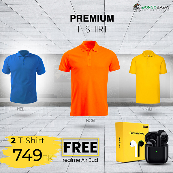 Premium Polo WIth Realme Buds Air