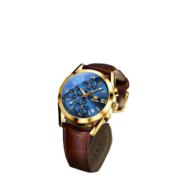 "OLEVS WATCH BLUE-2872 PBO2872BL