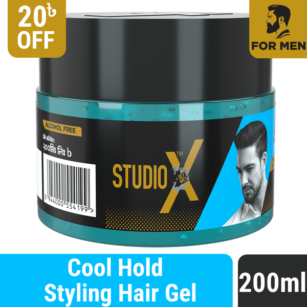 Studio X Cool Hold Hair Gel 200ml