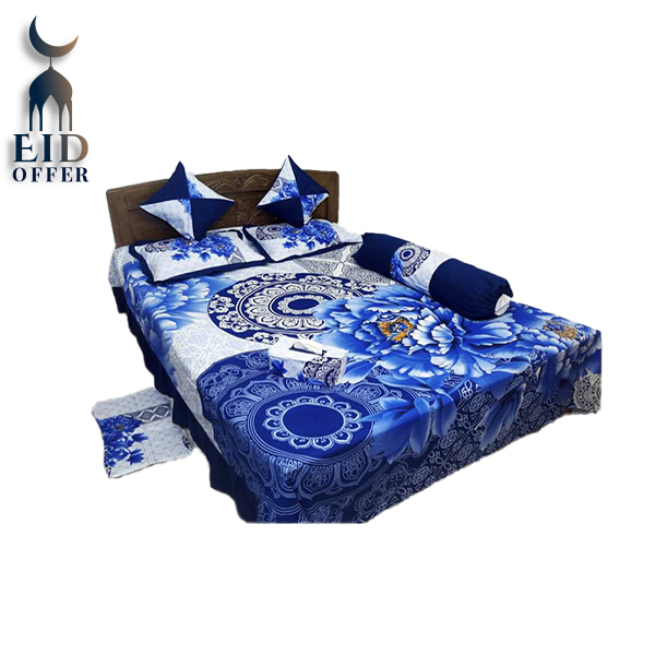 King Size Cotton Bed Sheet 8 pcs Set ASB25