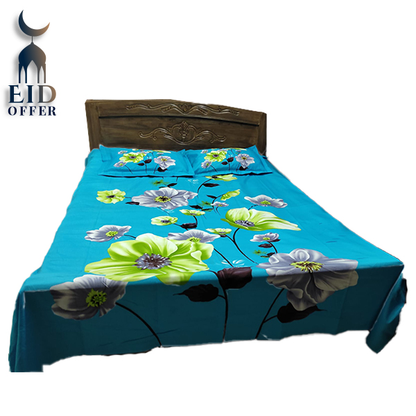 King Size Cotton Bed Sheet 3 pcs Set ASB7