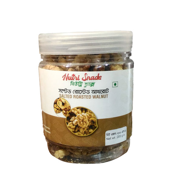 Nutri snacks salted roasted walnut 200g NSS-RW