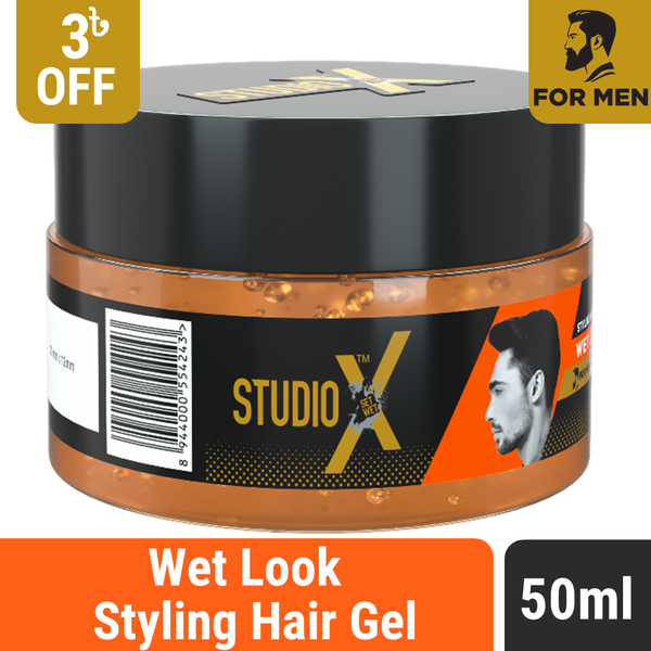 Studio X Wet Look Hair Gel 50ml