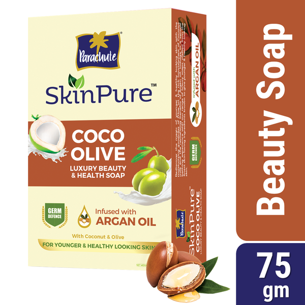 Parachute SkinPure Soap Bar Coco Olive & Lavender 75gm