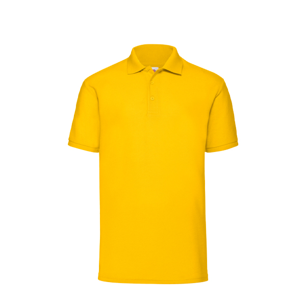 Yellow Cotton Polo T-shirt for Men NYL-1
