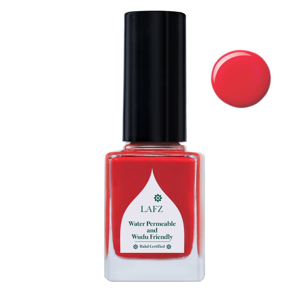 Lafz Nail Polish   Bright Coral LIP-24
