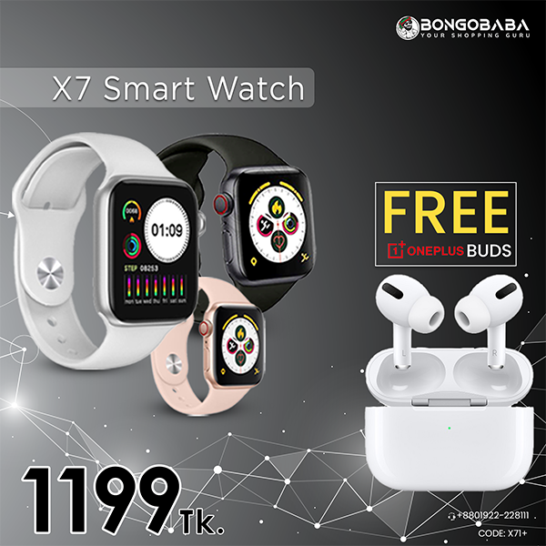 X7 Smart watch + one plus pro air buds X71+