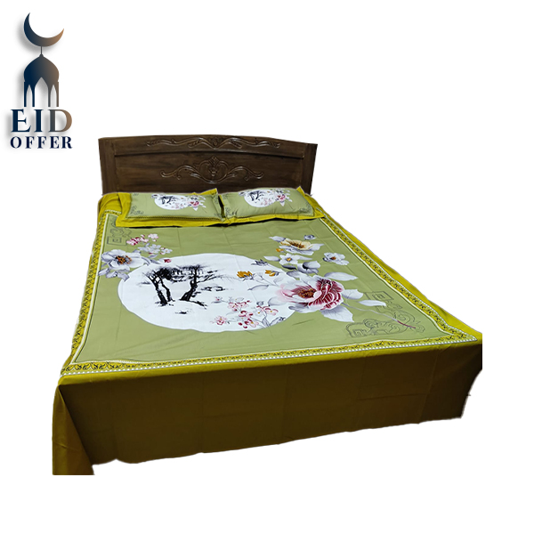 King Size Cotton Bed Sheet 3 pcs Set ASB9