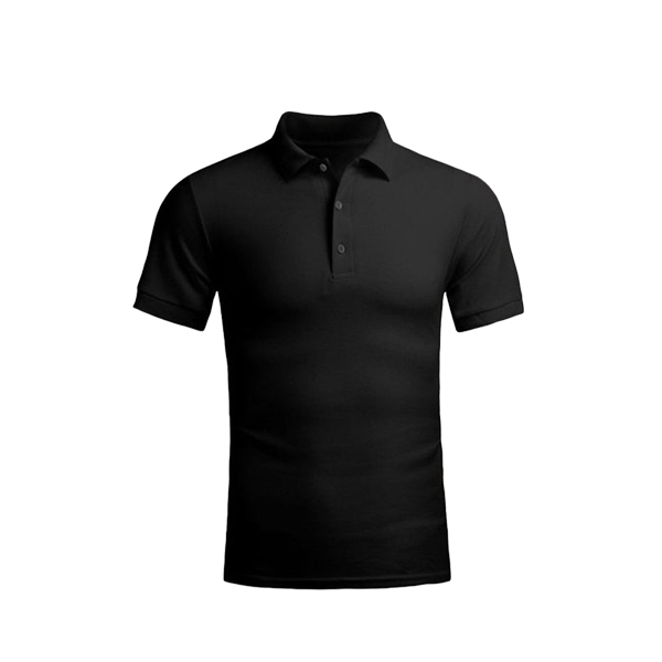Black  Cotton Polo T-shirt for Men NB1