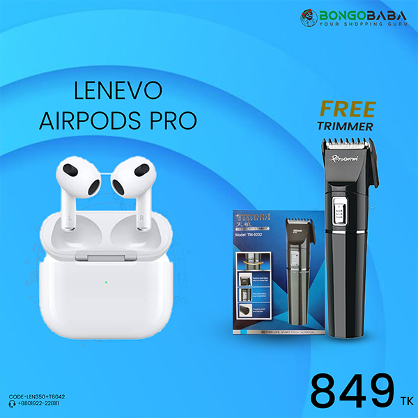 Lenevo airpods pro  with FREE(T6042) LEN350+T6042