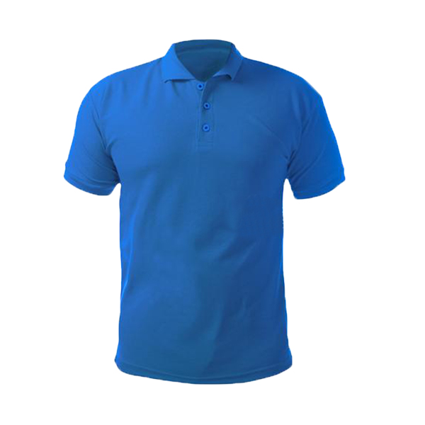Blue  Cotton Polo T-shirt for Men NBL1
