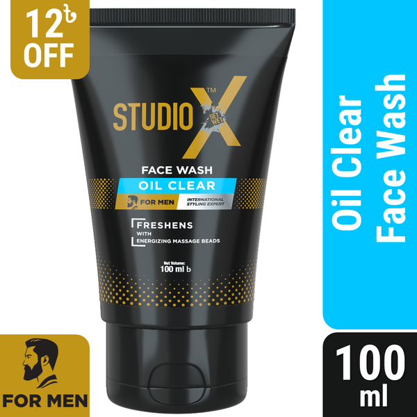 Studio X Oil Clear Facewash for Men 100ml
